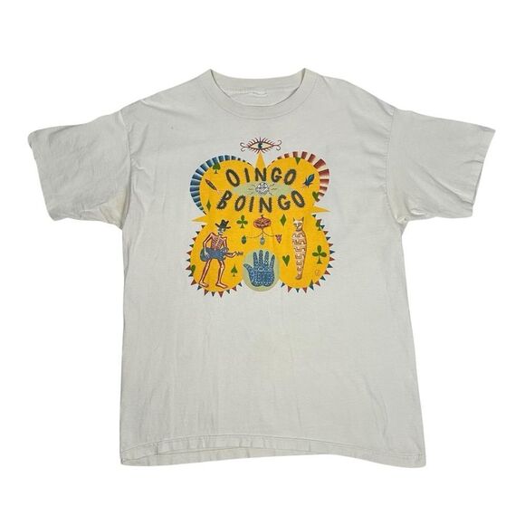 Vintage Oingo Boingo T Shirt Size XL Dia De Los Muertos Farewell Tour 1995